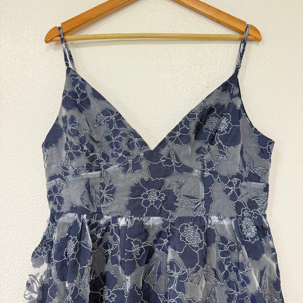 Lulu's Blue Floral Mini Dress - Picture 3 of 8